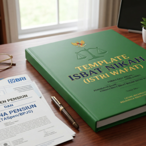 Template Permohonan Isbat Nikah Berlawanan (Istri Wafat)
