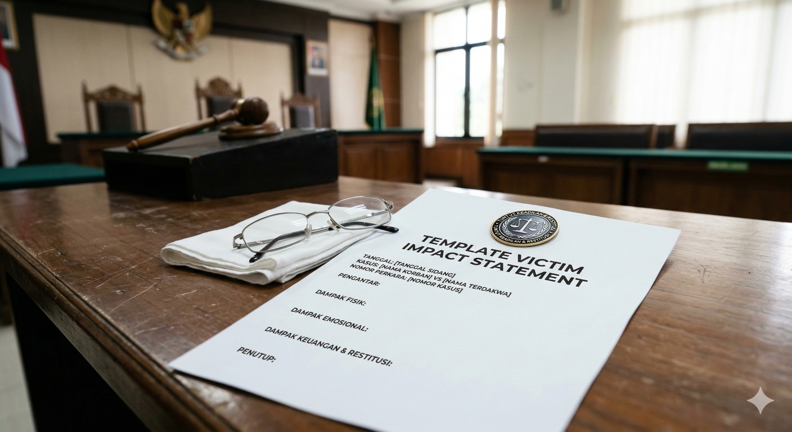 Template Victim Impact Statement (Pernyataan Dampak Korban)