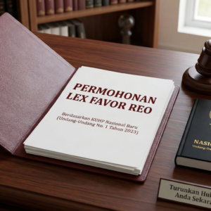 Template Surat Permohonan Lex Favor Reo KUHP Baru