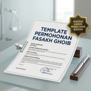 Template Permohonan Fasakh Perkawinan (Ghoib & Peralihan Agama)